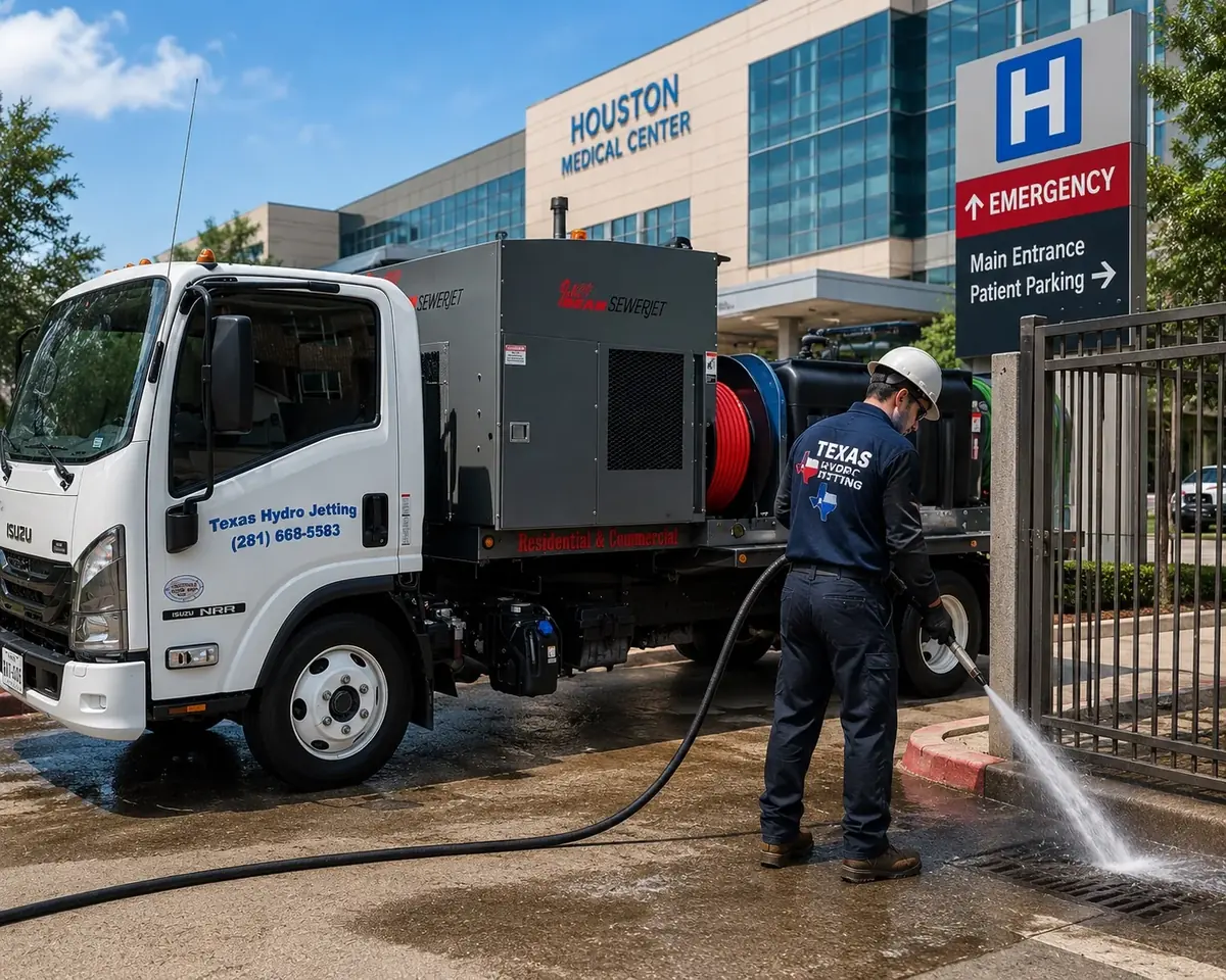 Texas Hydro Jetting & Drain hydro jetting work in Houston